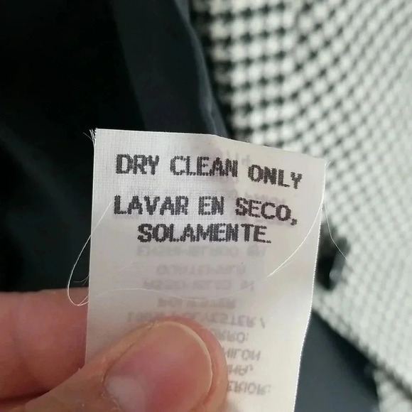 {Prophecy by Sag Harbor} 90s Vintage Women's Houndstooth Wool Blazer - Picture 14 of 15